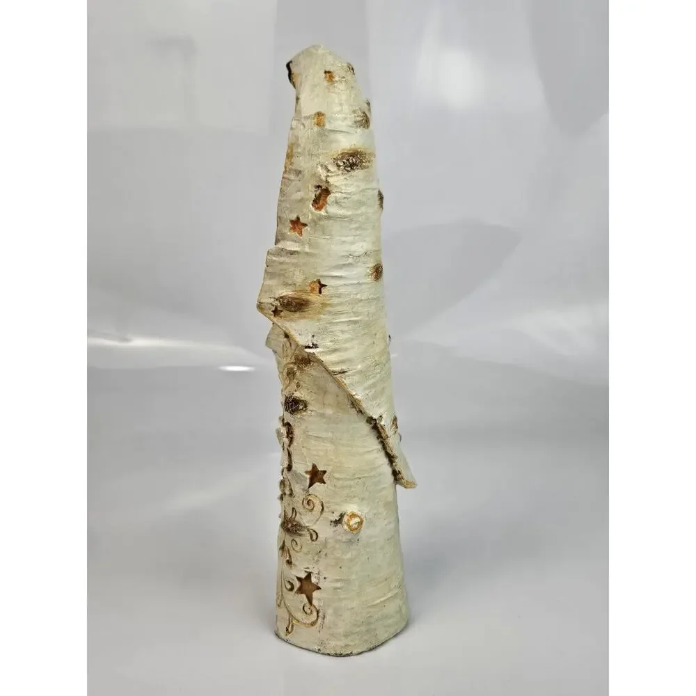 Nativity Jesus Family Carved Tree‎ Bark Design 10